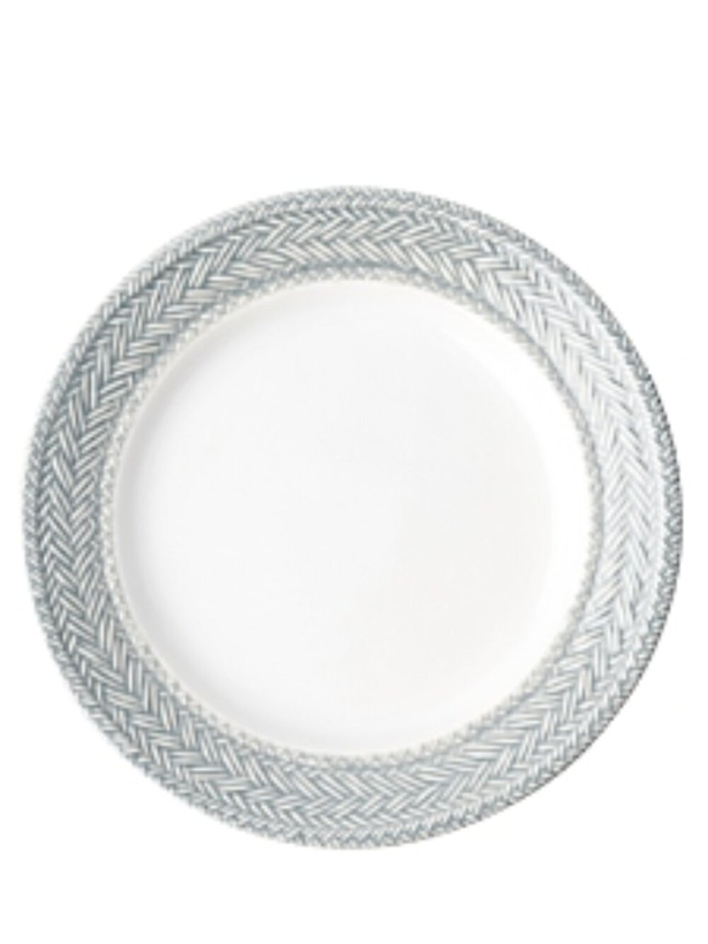 Juliska Ceramics Le Panier Mist (Grey) Dinner Plate